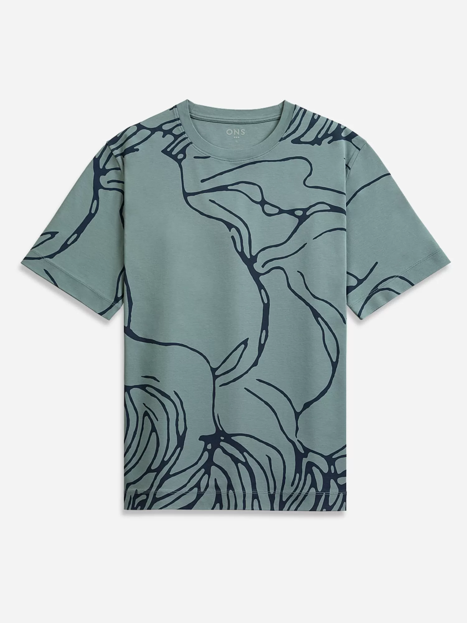 O.N.S Clothing Baseile Cloud Printed Tee>Men Baseile Tee