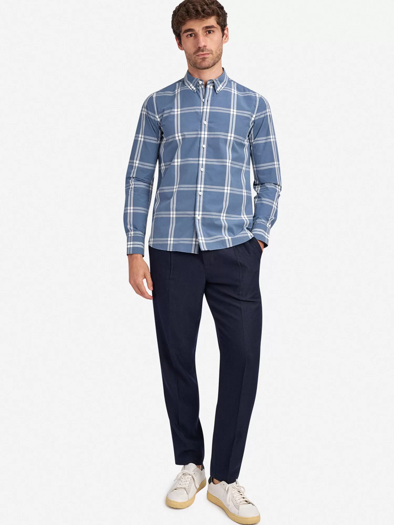 O.N.S Clothing Fulton Check Shirt>Men Button Down Collar