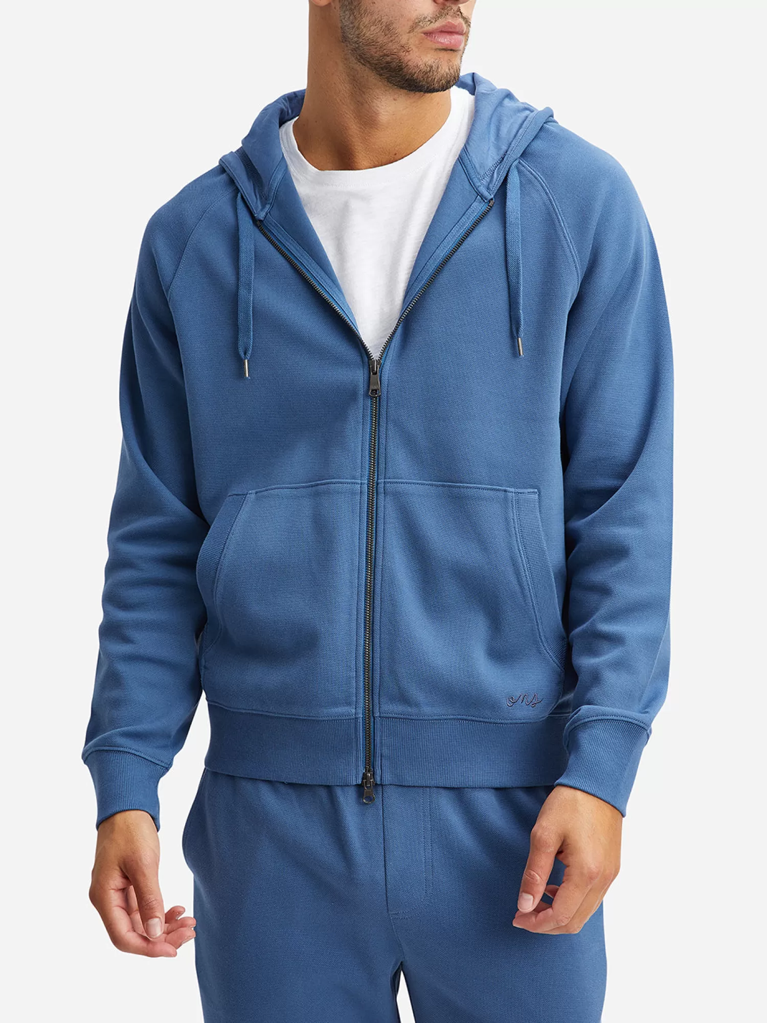 O.N.S Clothing Harper Pique Zip Hoodie>Men Sweatshirts & Hoodies