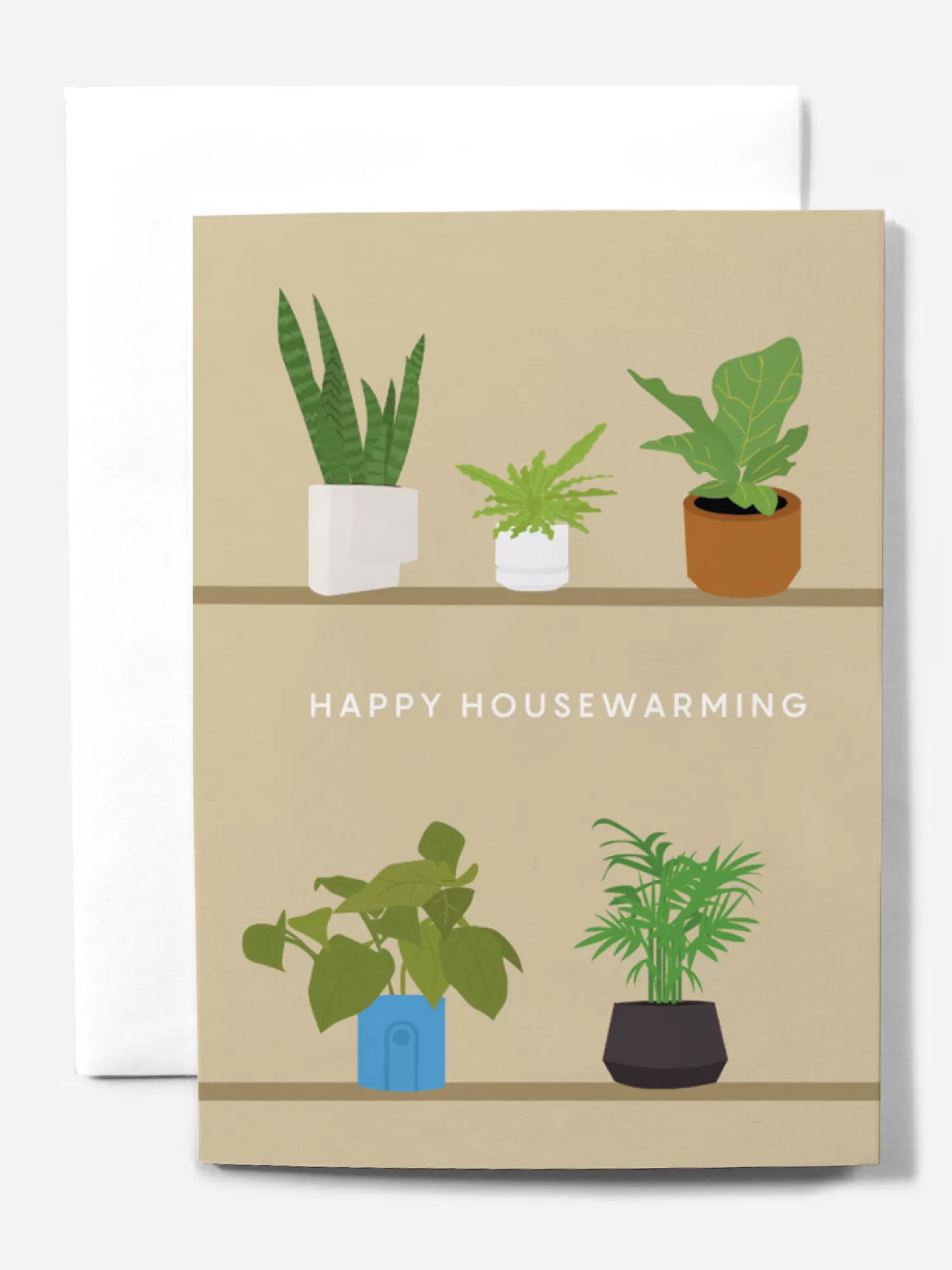 O.N.S Clothing House Warming Plants Nice Af Greeting Card>Men Greeting Cards