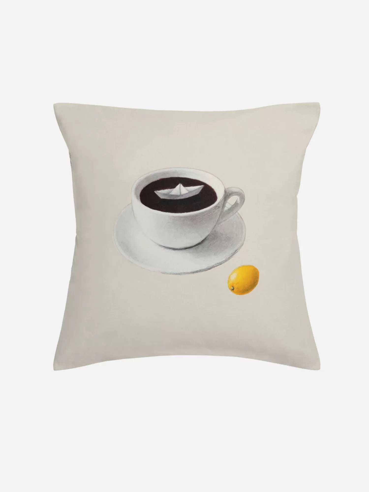 Kapok Comfort Lemon Coffee Cover + Cushion>Men Home Goods