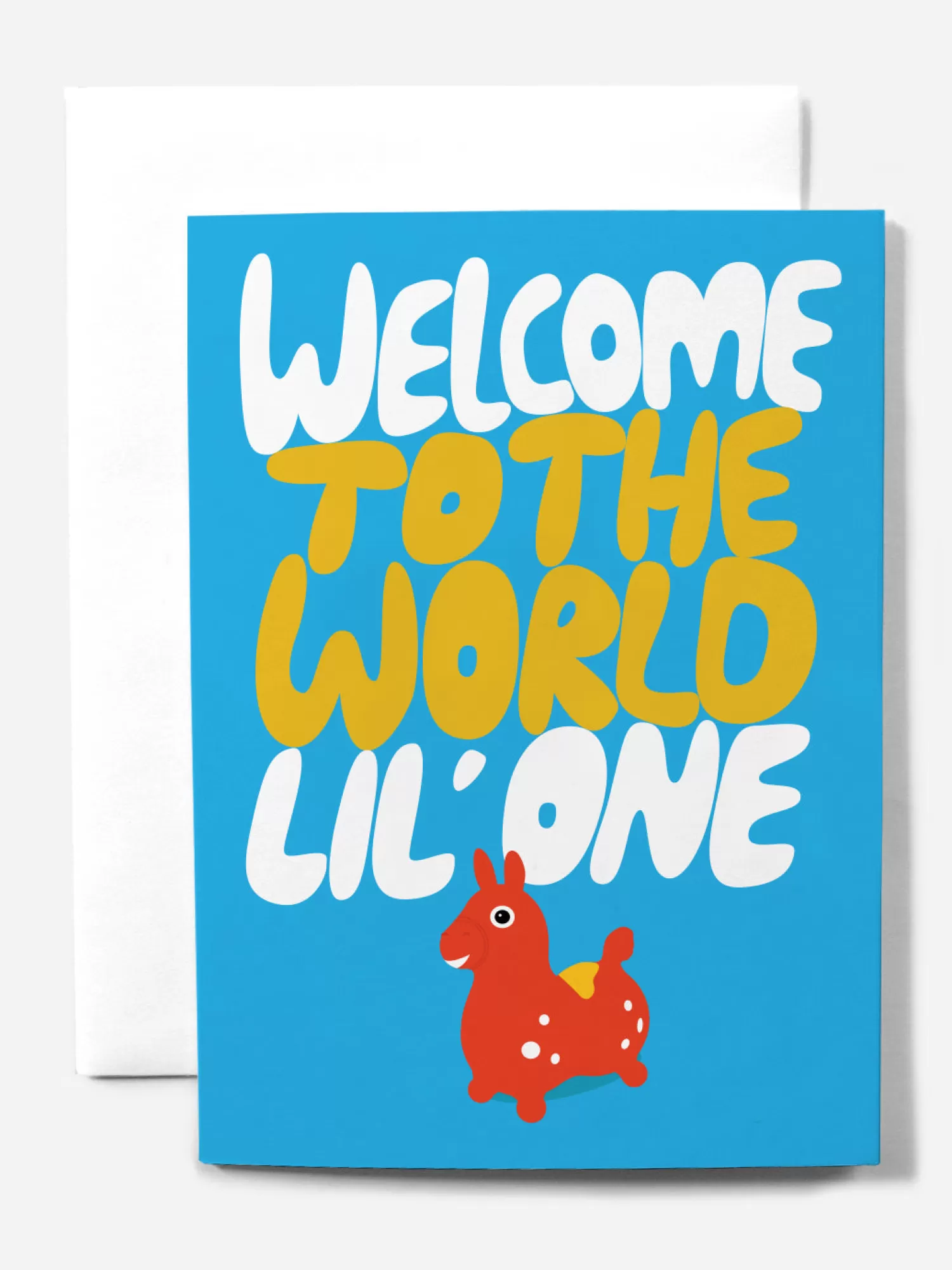 O.N.S Clothing Welcome Lil One Nice Af Greeting Card>Men Greeting Cards