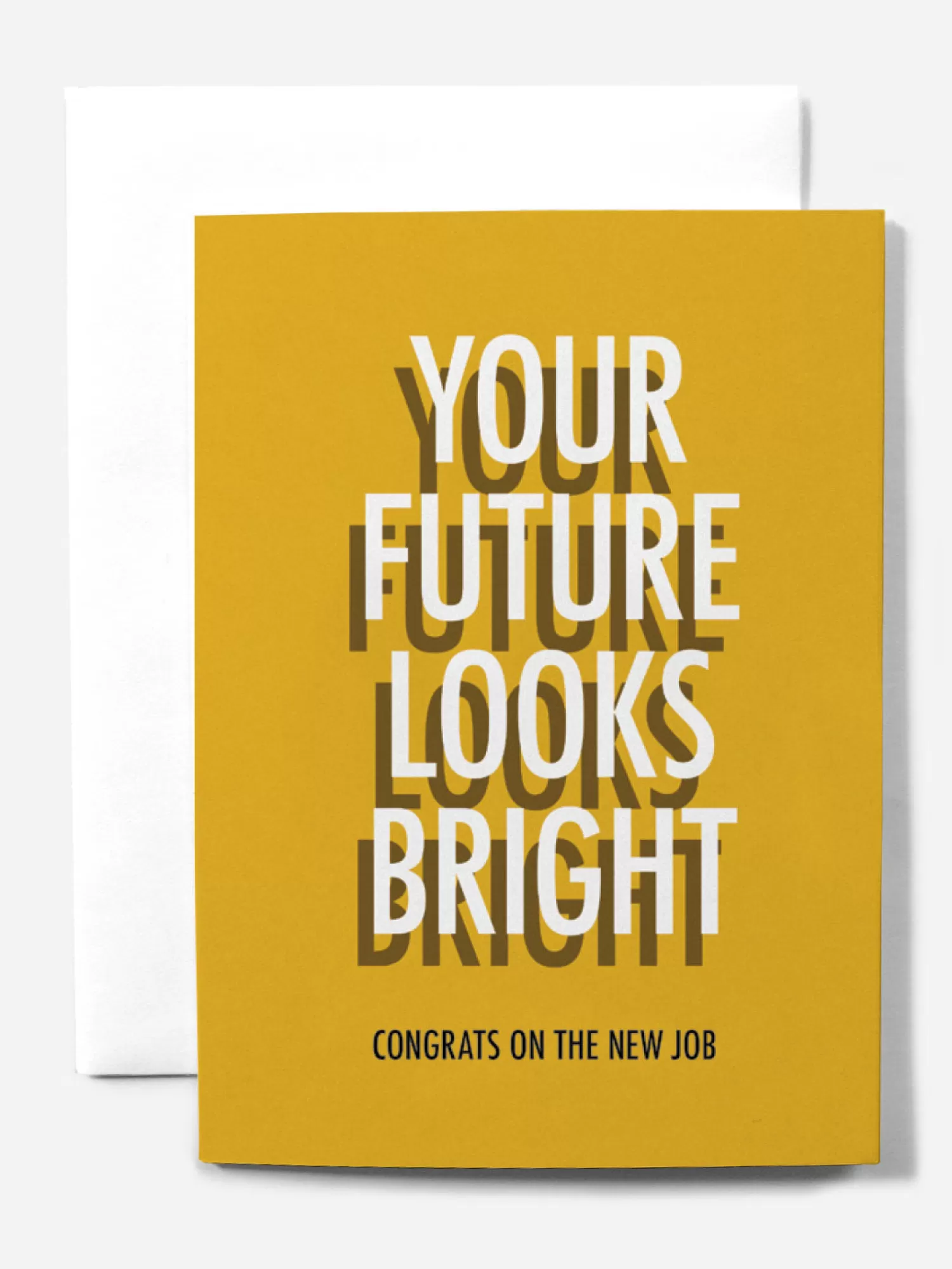 O.N.S Clothing Your Future Is Bright Nice Af Greeting Card>Men Greeting Cards